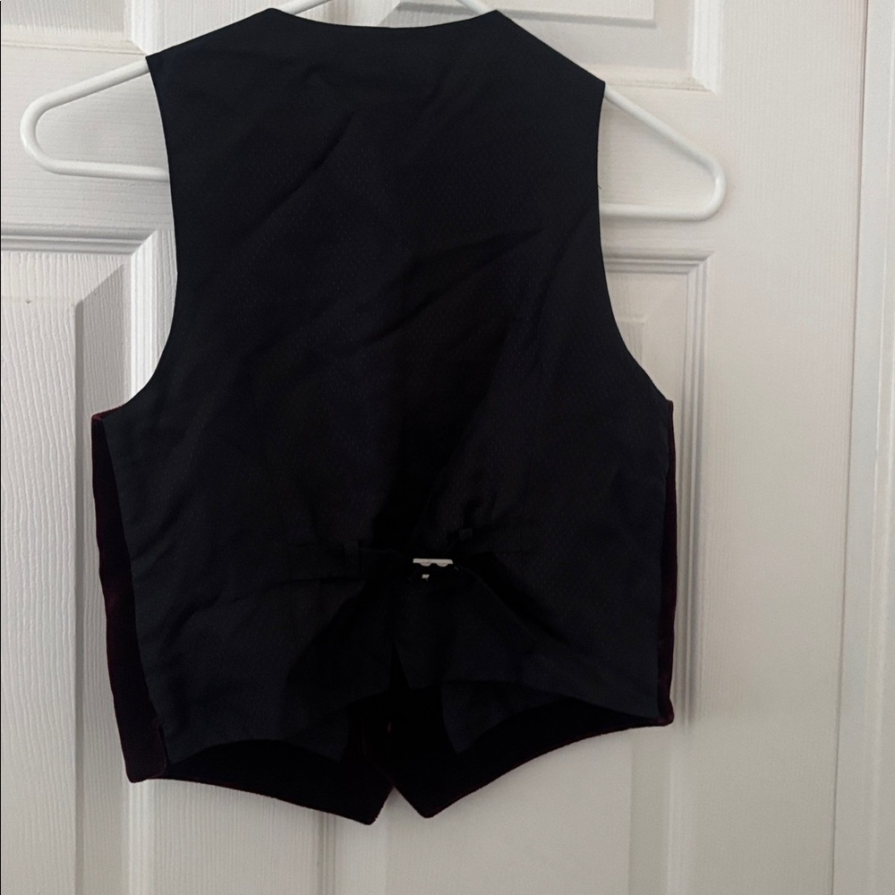 Dolce & Gabbana Kids Burgundy Vest - Picture 3 of 8